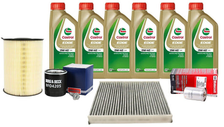 Ford Focus MK3 2.3 RS Full Service Kit inc Genuine Castrol 0w40 Oil