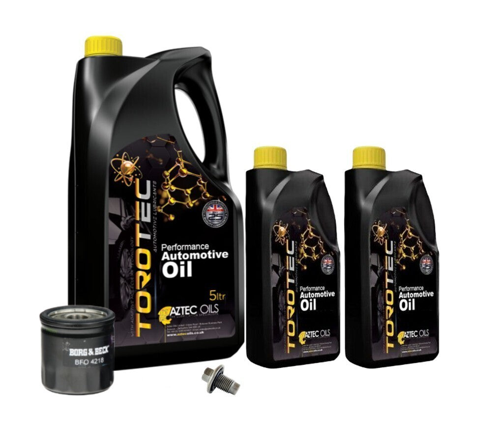 Ford Transit Custom 2.2 TDCI Oil Service Kit Inc Aztec Oil - Metal Oil Filter