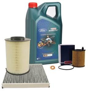 Ford Focus Mk3 1.6 TDCi Service Kit & Genuine Castrol 0w30 Engine Oil