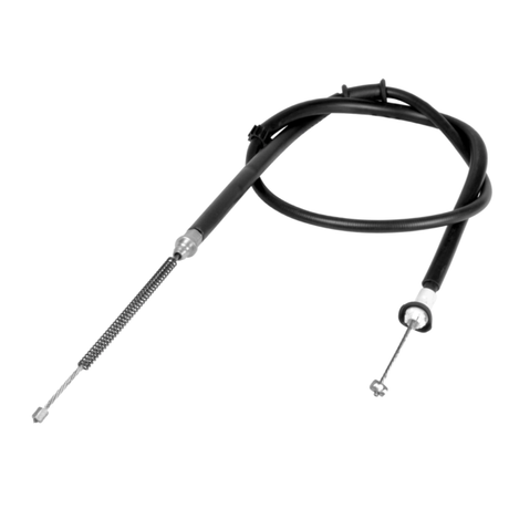 Abarth / Fiat 500 500C & Panda Eurorepar RH Handbrake Cable