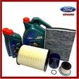 Genuine Ford ST 2.0 TDCi Service Kit Oil Air Cabin Diesel Filter & 7L Oil