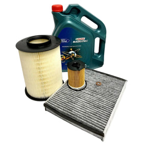 Genuine Ford Focus Mk3 1.6 TDCi Service Kit Oil Air Cabin Filter & Oil