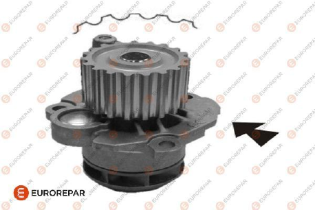 Audi A2 A3 VW Golf Mk5 Transporter Mk5 SEAT Ibiza Leon Eurorepar Water Pump