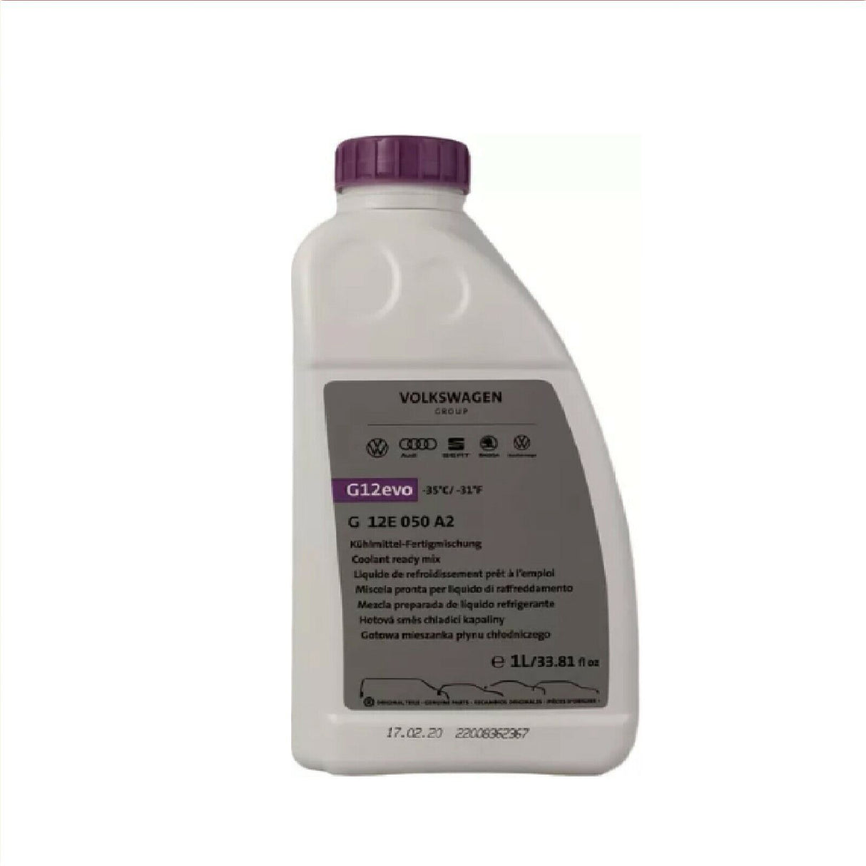 Genuine Seat / VW / Audi / Skoda - Ready Mix Coolant G12E050A2 replaces G013A8JM