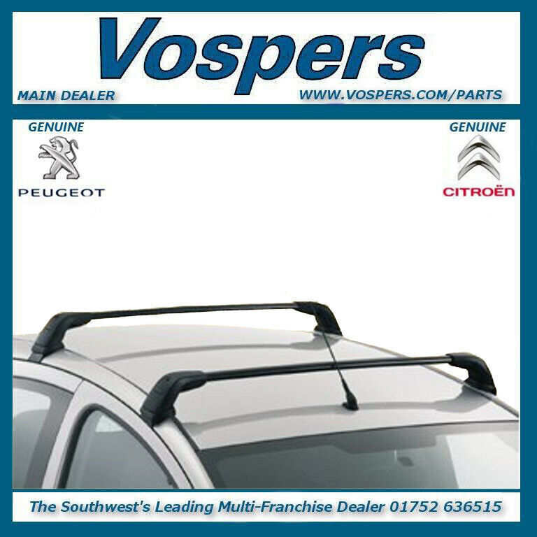 Genuine Peugeot 107 / Citroen C1 5 Door Models Roof Bars / Roof Rack 9616S5