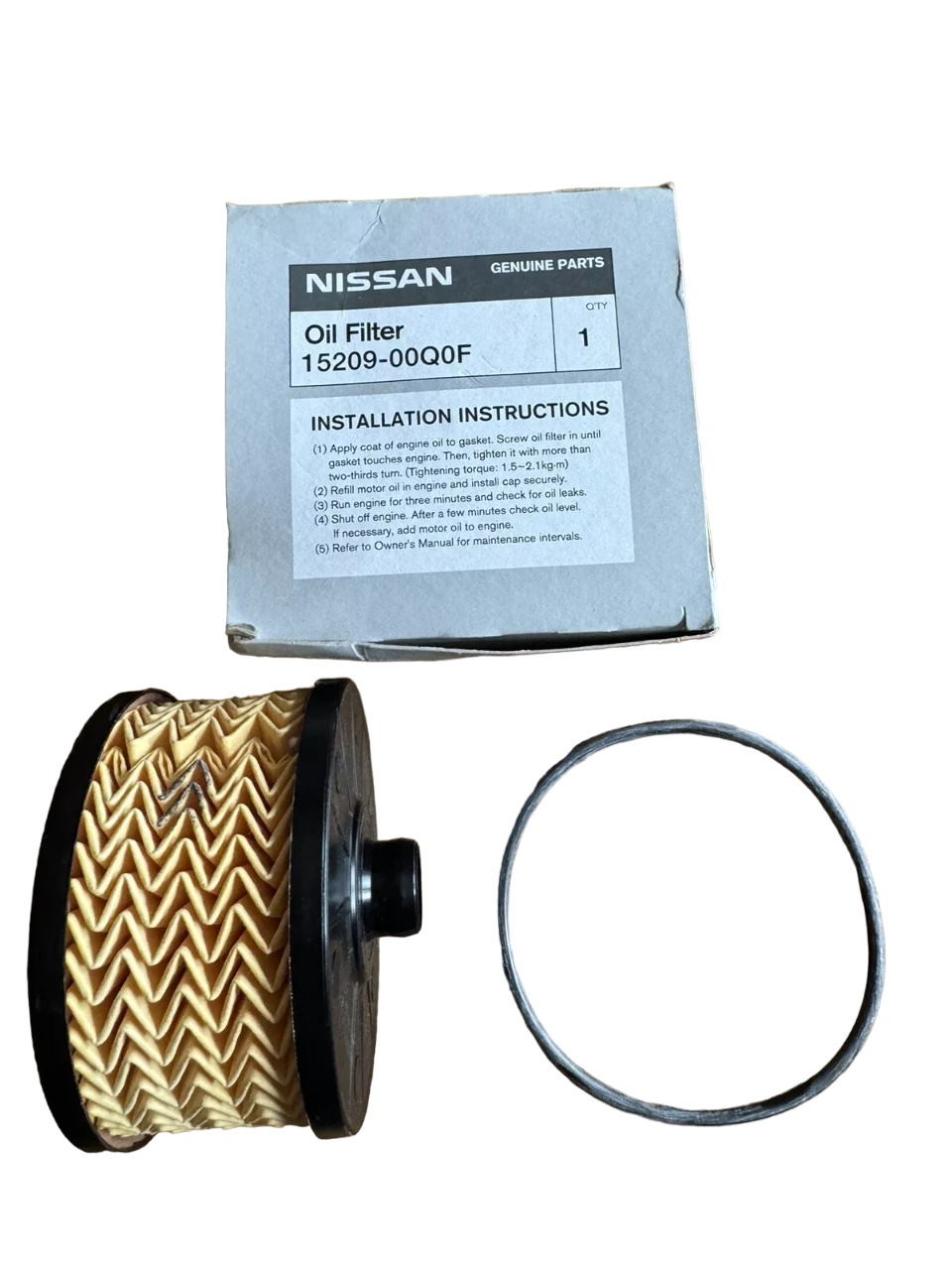 GENUINE NISSAN QASHQAI JUKE X-TRAIL ETC OIL FILTER  1520900Q0F