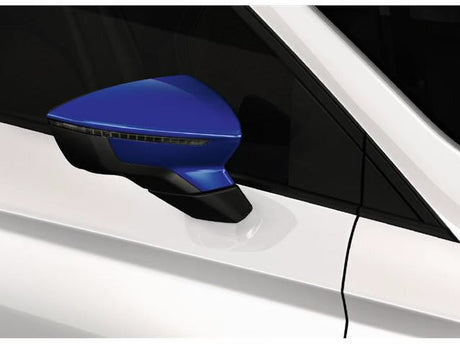 Genuine Seat Ibiza & Leon 2017-2021 Exterior Mirror Covers, Mystery Blue
