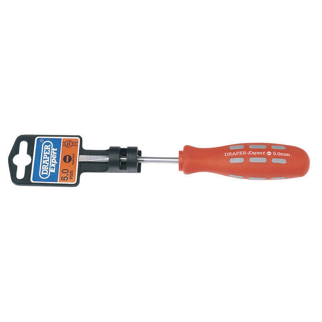 Draper 55494 5mm X 75mm Plain Slot Parallel Tip Mechanics Screwdriver