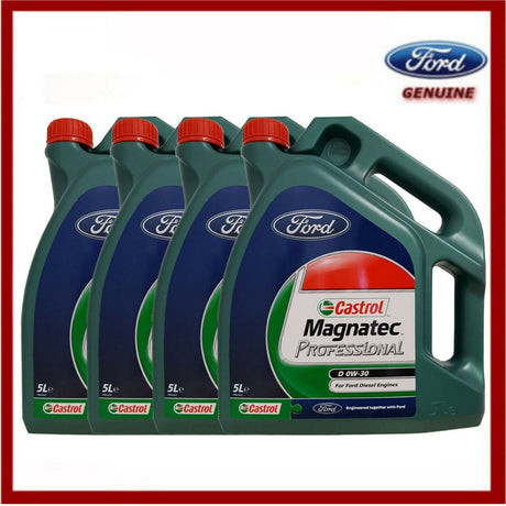 Genuine Ford Castrol 0W30 Oil 20 LITRE Magnatec Professional 1343831 New!