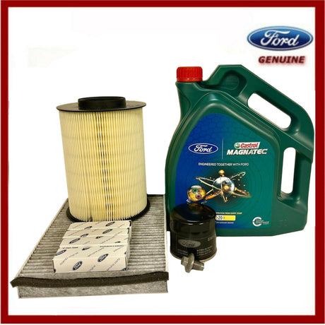 Genuine Ford Kuga 1.5 Ecoboost 13-20 Full Service Kit inc Castrol Oil 2344123