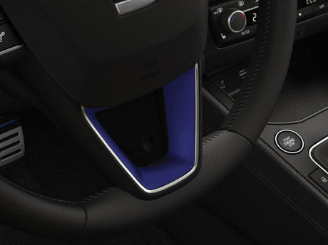 Genuine Seat Ibiza 2017-2021 Steering Wheel Trim, Mystery Blue
