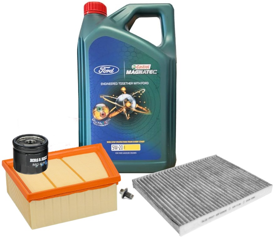 Ford Fiesta ST-2, ST-3 1.5 Ecoboost Service Kit inc Genuine Castrol 5w20 Oil
