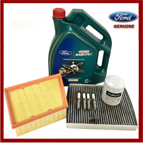 Genuine Ford Fiesta Mk7 1.25 Filter Service Kit Inc Castrol Engine Oil