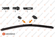 Peugeot 308 3008 5008 & Citroen C4 Eurorepar Front Wiper Blade 750mm