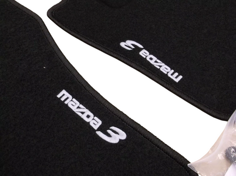 Genuine Mazda 3 2003 - 2008 Velour Tailored Carpet Floor Mat Set New