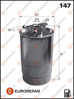 BMW X5 3 5 Series & Range Rover Mk3 (L322) Eurorepar Fuel Filter