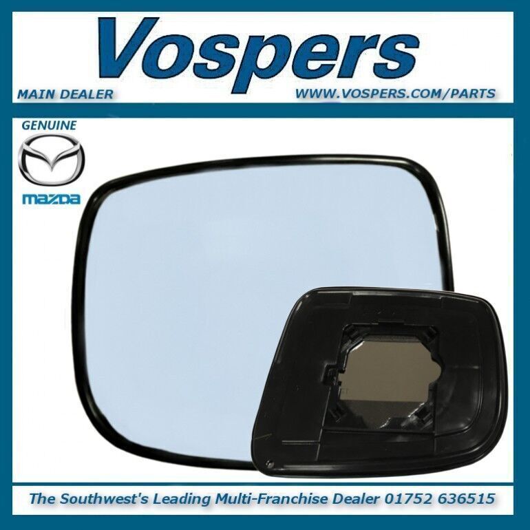 Genuine Mazda Bongo & Ford Freda N/S L/H Mirror Glass With Backing Plate