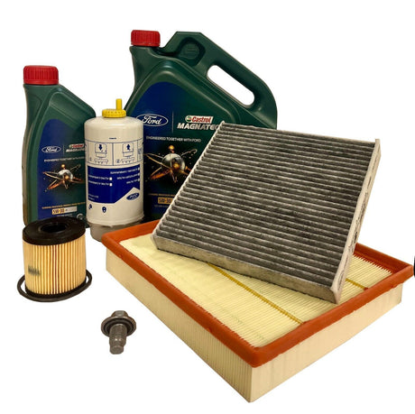 Genuine Ford Transit Mk7 2.2 TDCi Service Kit & 6L Castrol Magnatec Oil