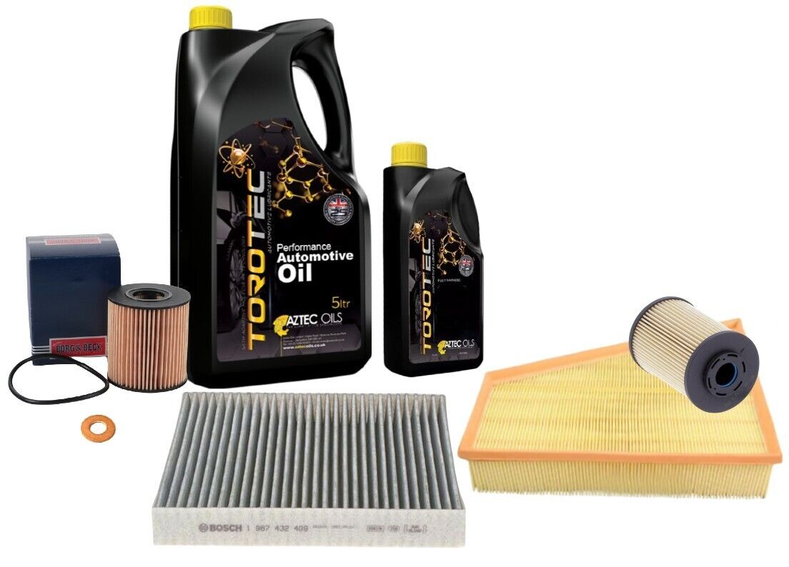 Ford Mondeo MK4 2L DURATORQ Service Kit Inc 5w30 Engine Oil