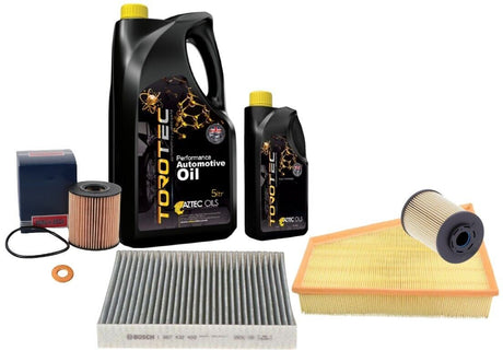 Ford Mondeo MK4 2L DURATORQ Service Kit Inc 5w30 Engine Oil