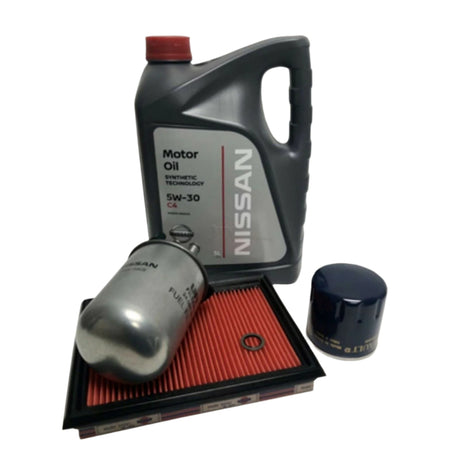 Genuine Nissan Juke 1.5DCI K9K DPF Service Kit, Oil, Air & Fuel Filters Inc Oil
