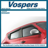 Genuine Nissan Juke Front & Rear Window Air / Wind Deflectors H08001KA00
