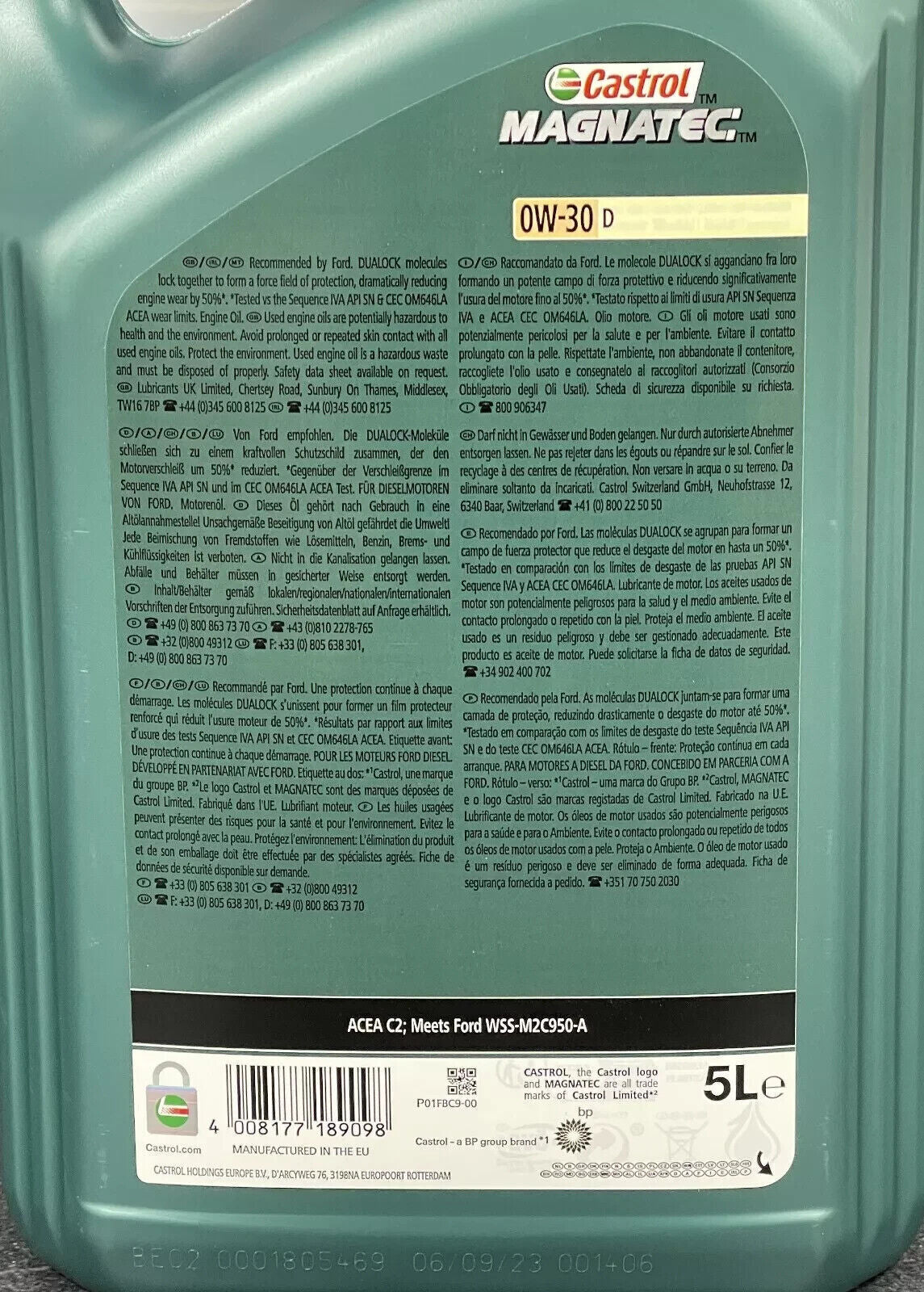 BRAND NEW QUALITY FORD TRANSIT CUSTOM 2017 2.0L ECOBLUE SERVICE KIT CASTROL OIL