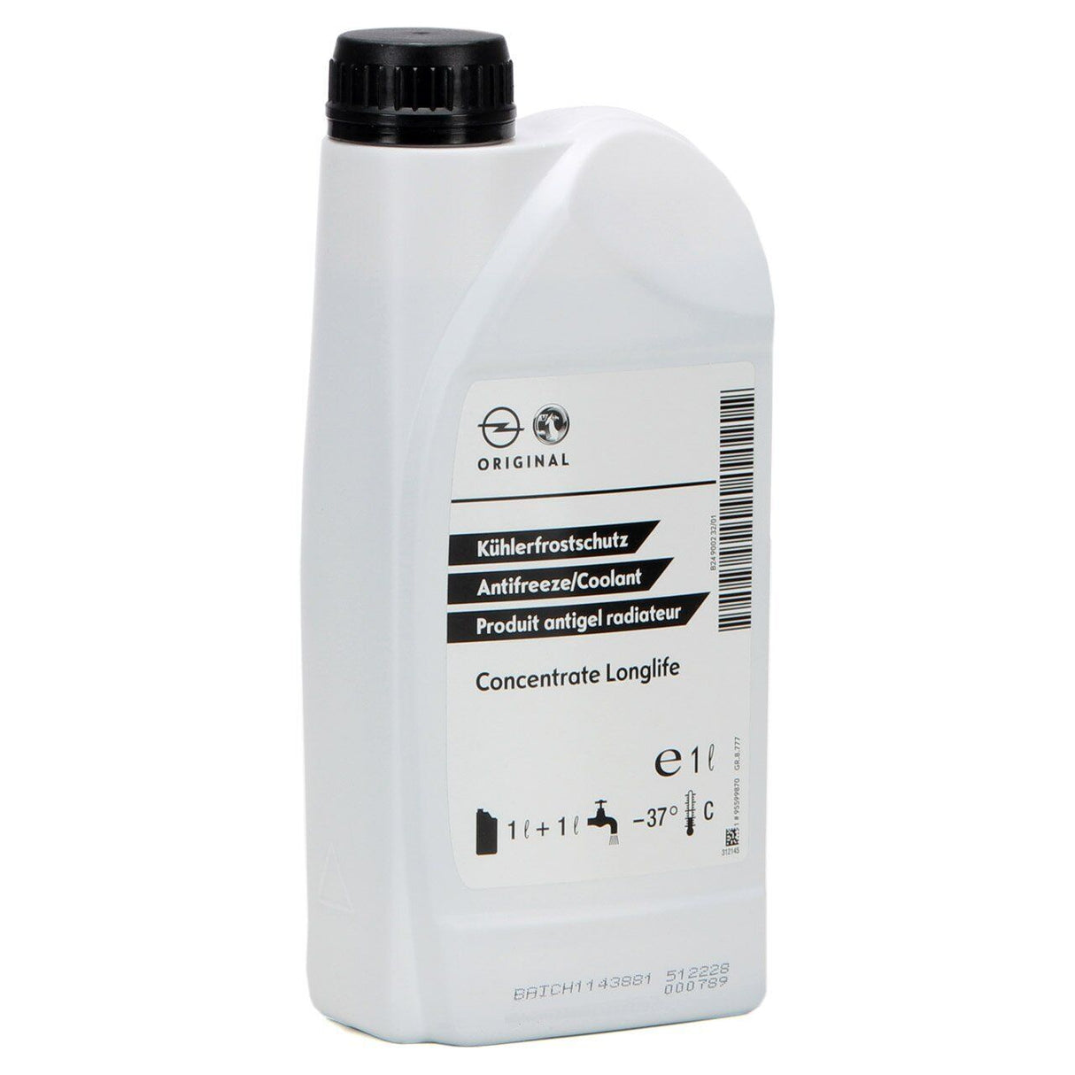 Genuine Vauxhall Antifreeze/Coolant Concentrated Long Life 1L 95599870