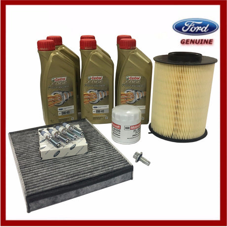 Genuine Ford Focus MK3 RS 2.3L Ecoboost Service Kit 0W40 Castrol Edge Engine Oil