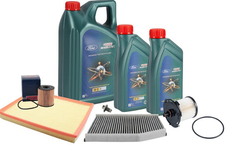 Ford Transit 2.2 TDCI Full Service Kit Inc Genuine Castrol 5w30 Engine Oil