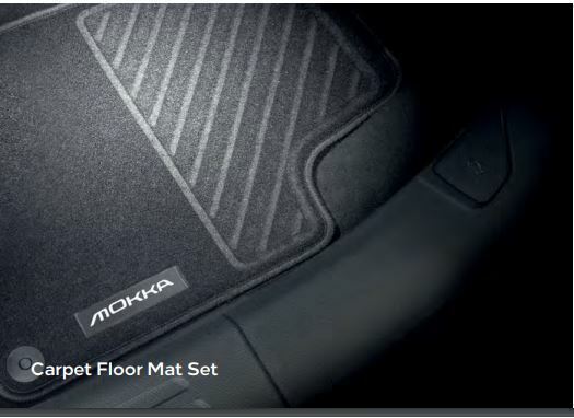 Genuine Vauxhall Mokka 2021-On Front & Rear Carpet Floor Mats 1671152580 New!