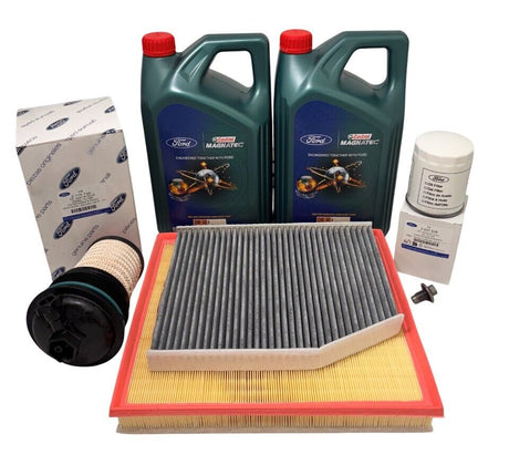 Genuine Ford Transit Custom 2016-21 2.0L Ecoblue Full Service Kit Inc 0W30 Oil 