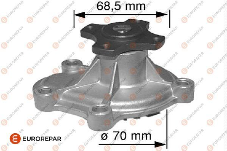 Vauxhall Corsa Mk1 Astra Mk3 Combo Mk1 & Cavalier Mk3 Eurorepar Water Pump