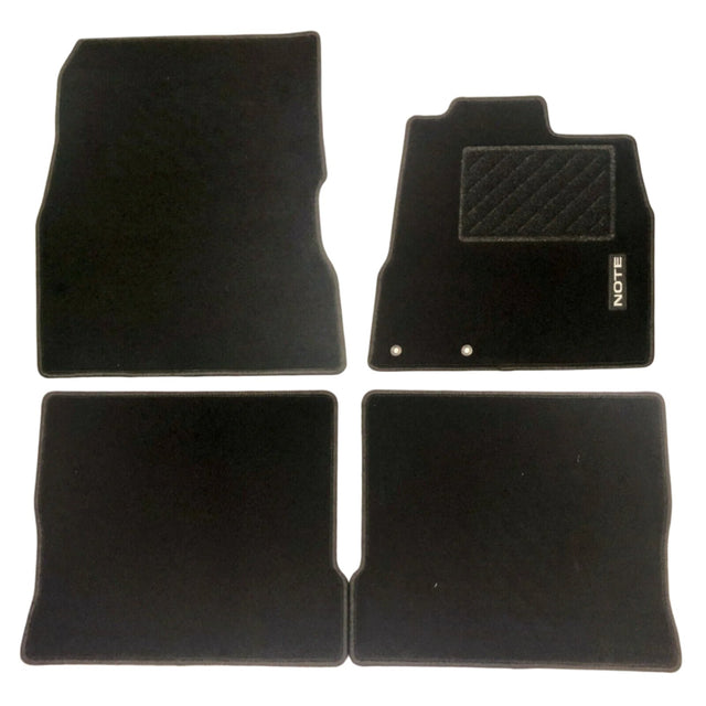 Genuine Nissan Note Car Floor Mats Textile Front & Rear Set of 4 KE7553VV20 New!
