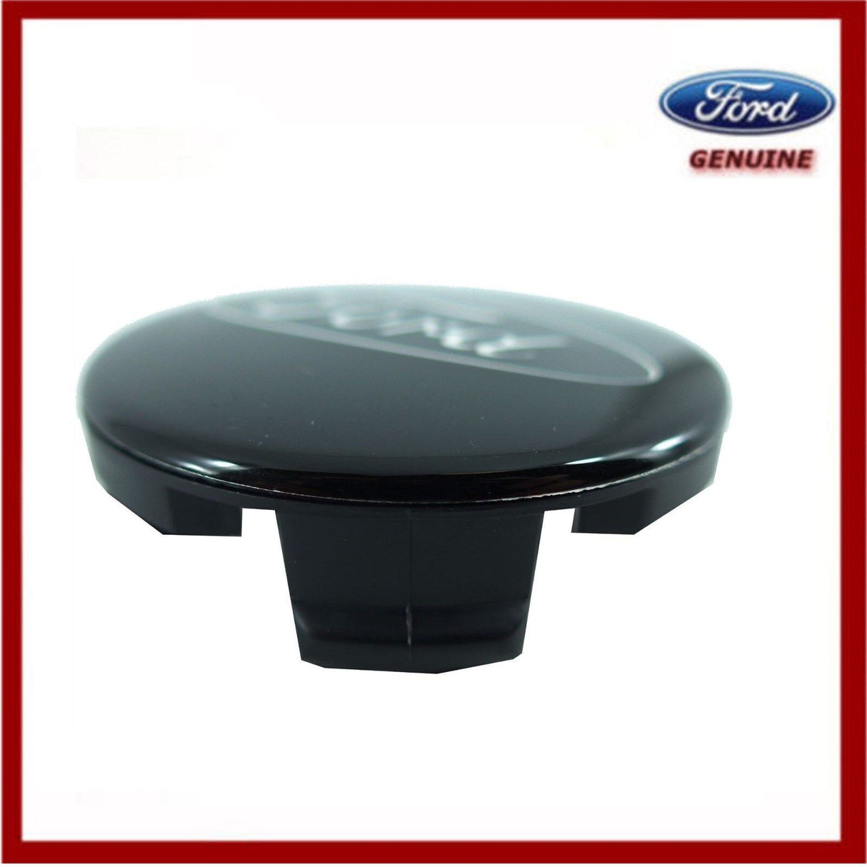 Genuine Ford Transit C-Max EcoSport etc Gloss Black Alloy Wheel Centre Caps x4