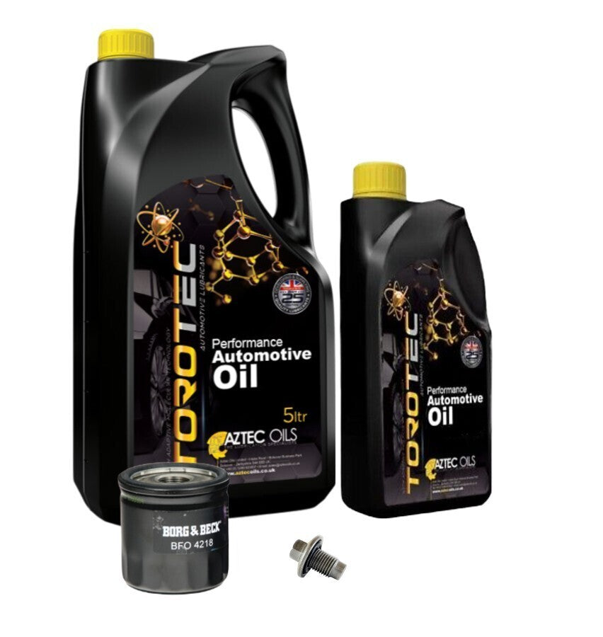 Ford Transit Custom 2.2 TDCI Oil Service Kit Inc Aztec Oil - Metal Oil Filter