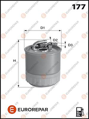 Mercedes Models Eurorepar Fuel Filter