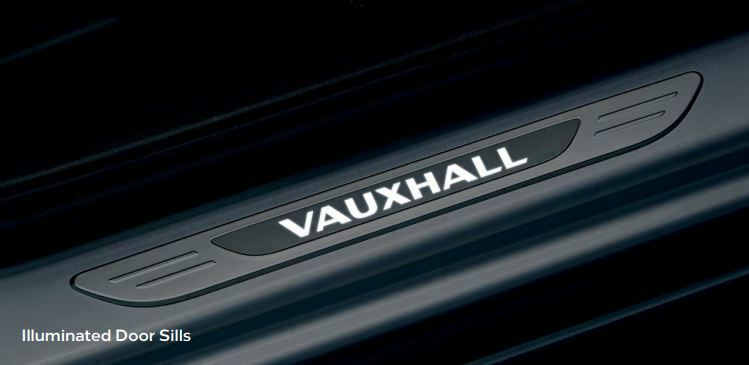 Genuine Vauxhall Crossland & Crossland X Front Illuminated Door Sills NEW!