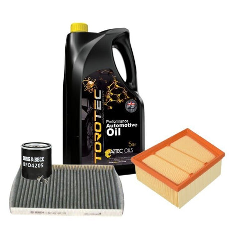Ford Fiesta Mk8 1.1L Service Kit Oil Air Cabin Filters & 5L Engine Oil