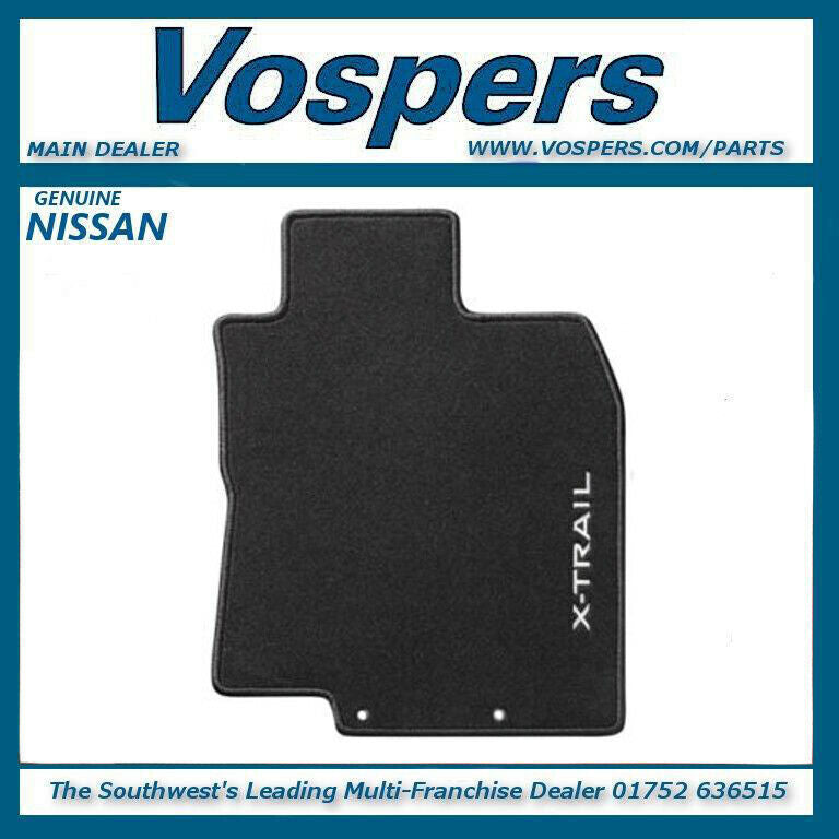 Genuine Nissan X-Trail T32 2014 On Shape Front & Rear Velour Mats KE7554B021