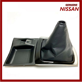 Genuine Nissan X-Trail 2014 Onwards T32 Gear lever shifter trim leather/knob New