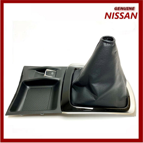 Genuine Nissan X-Trail 2014 Onwards T32 Gear lever shifter trim leather/knob New