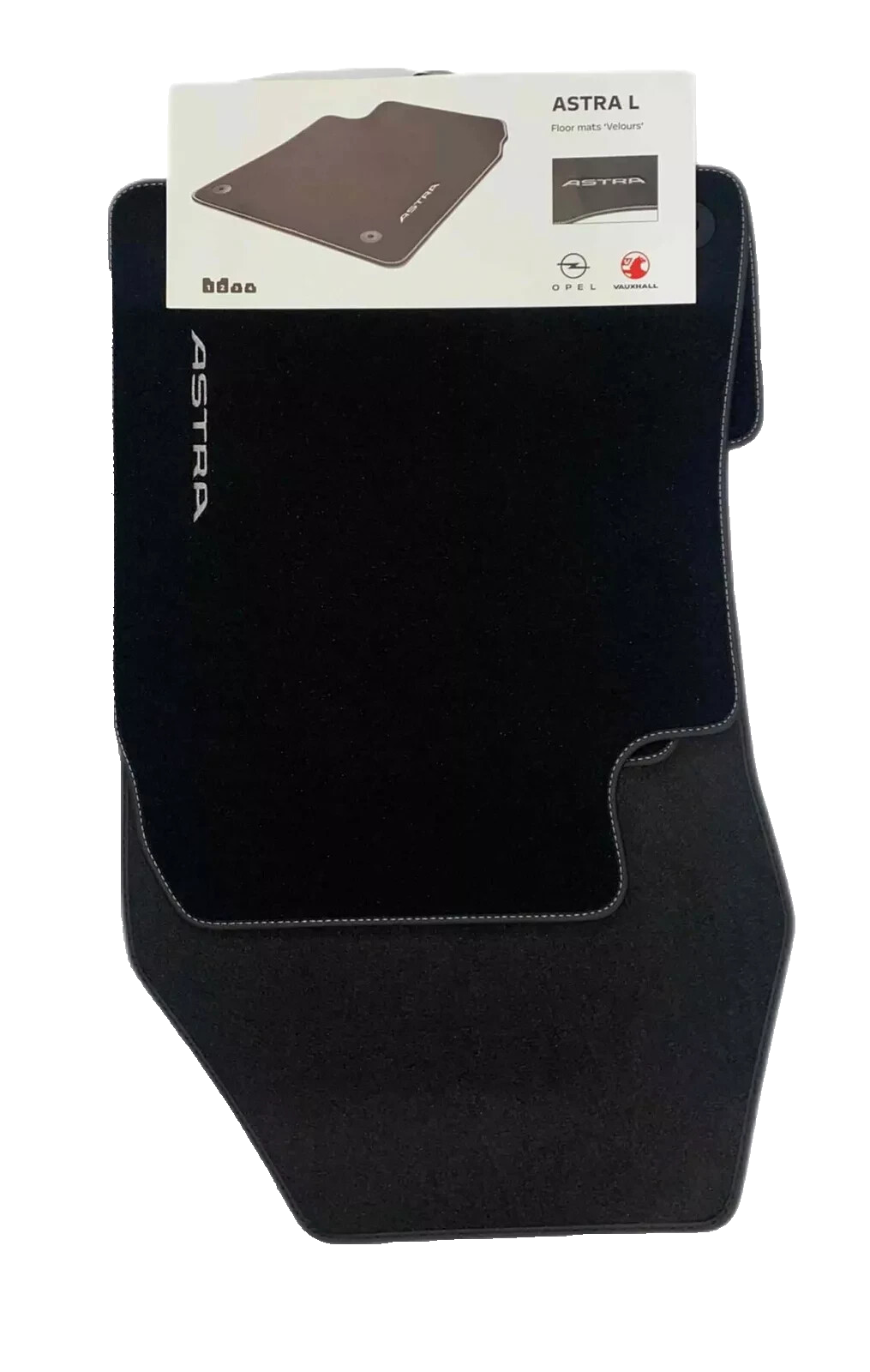 Genuine Vauxhall Astra 2021-2023 Velour Floor Carpets 1687828080