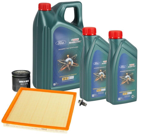 Ford Transit Custom 2.2 TDCI Service Kit Inc Genuine Castrol 5w30 Engine Oil