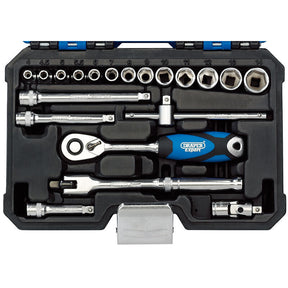 Draper 16442 1/4" Square Drive Metric Socket Set 20 Piece Set