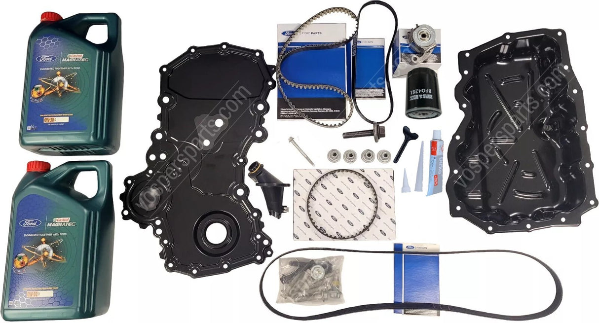 Genuine Ford Transit Custom 2L FWD Full Wet Belt Kit Includes Castrol Engine Oil