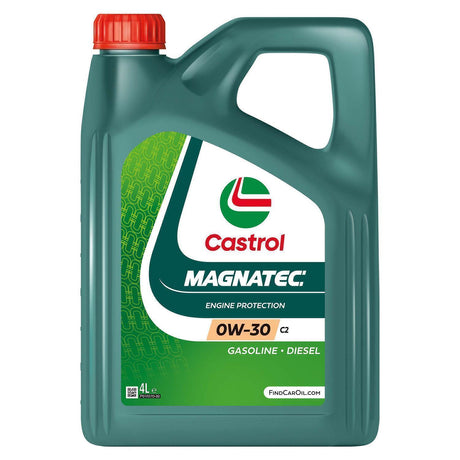 Genuine Castrol Magnatec 0W-30 C2 Car Engine Oil with Dualock Technology 4 Litre