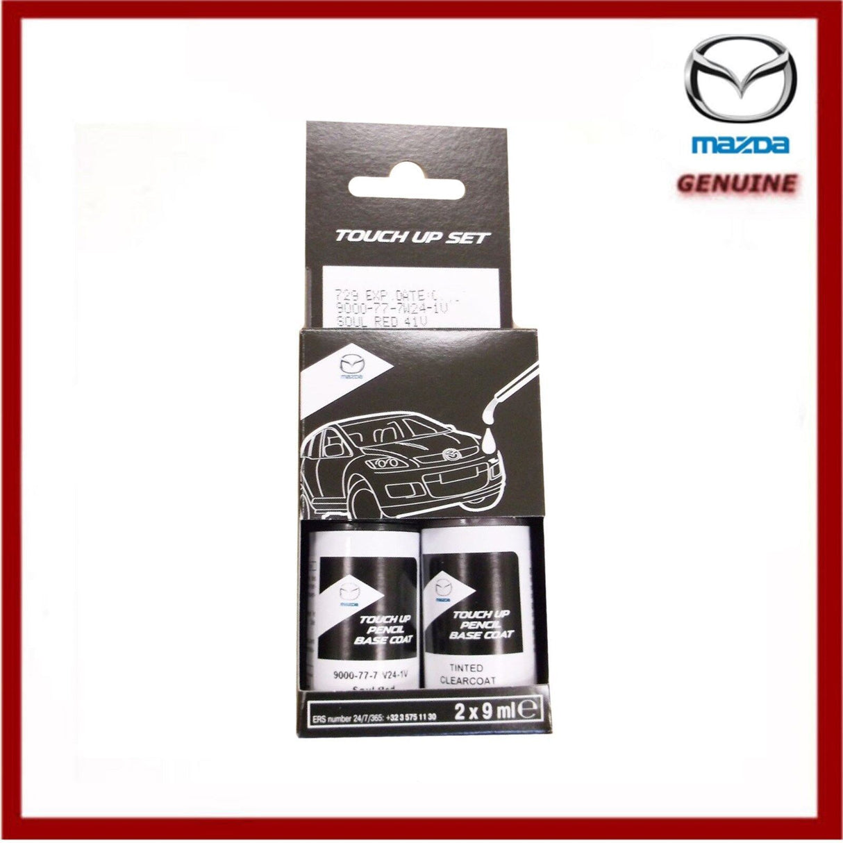Genuine Mazda Touch Up Paint Stick Kit SOUL RED 41V 9000777W241V New!