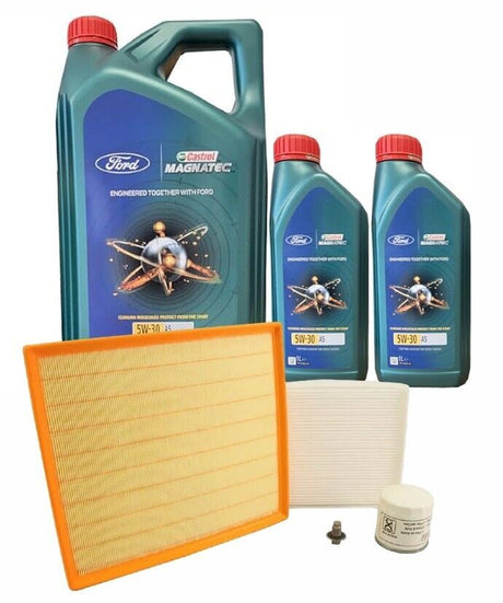 Genuine Ford Transit Mk7 2011-2014 2.2 TDCi Service Kit Inc 5w30 Castrol Oil
