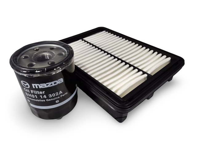 Genuine Mazda 2 SERVICE KIT Filter Set DJ, CX3 DIESEL SKYACTIV (AIR & OIL)